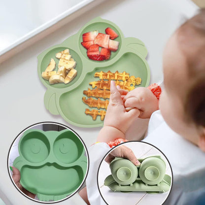 Assiette bébé en silicone