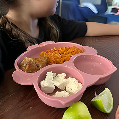 Assiette bébé en silicone