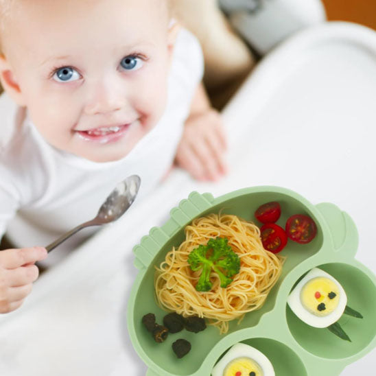 Assiette bébé en silicone