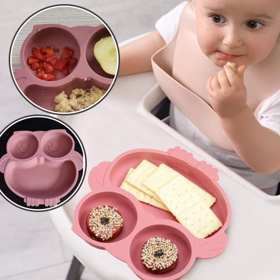 Assiette bébé en silicone