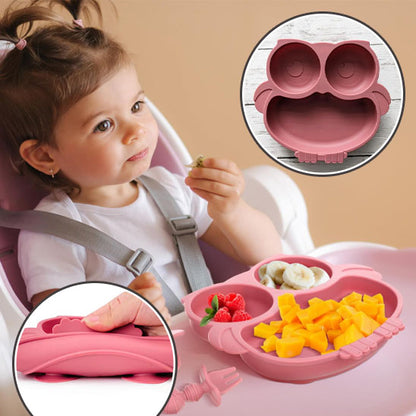 Assiette bébé en silicone