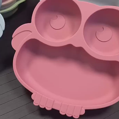 Assiette bébé en silicone